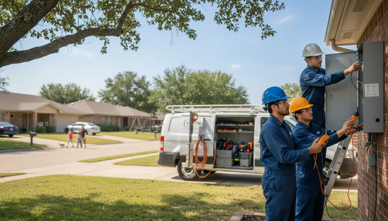 Certified electrician providing emergency electrical services in Nehawka, NE